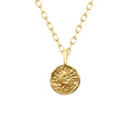 Real 925 Sterling Silver Moon Necklaces for Women Vintage Crescent Sun round Pendant Chokers Chains Necklaces Fine Jewelry