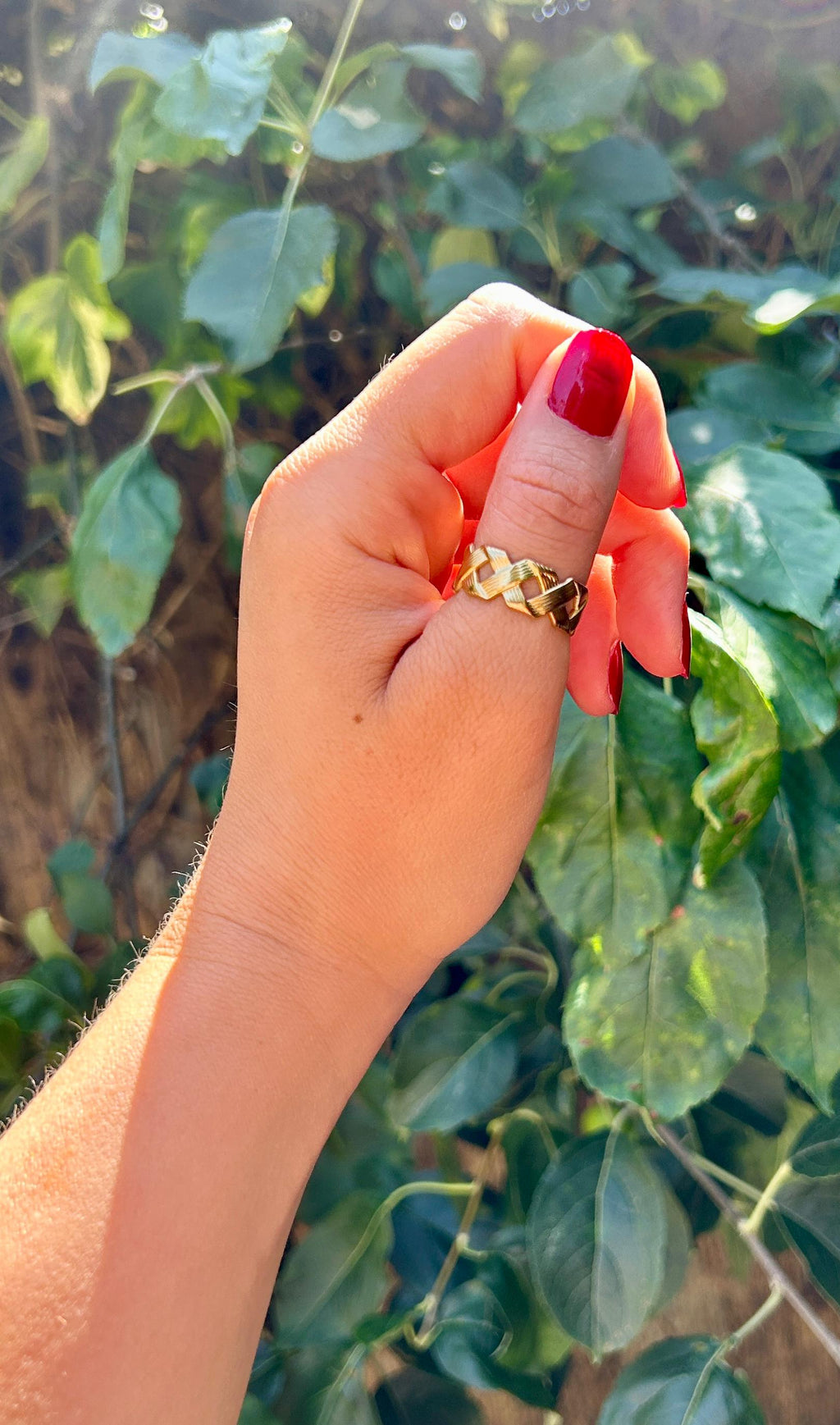 Waterproof Gold Ring, Adjustable Open Ring, Gold Thumb Ring, Tarnish Free Ring, Minimalist Jewellery, Stacking Rings, Twisted Rope Ring